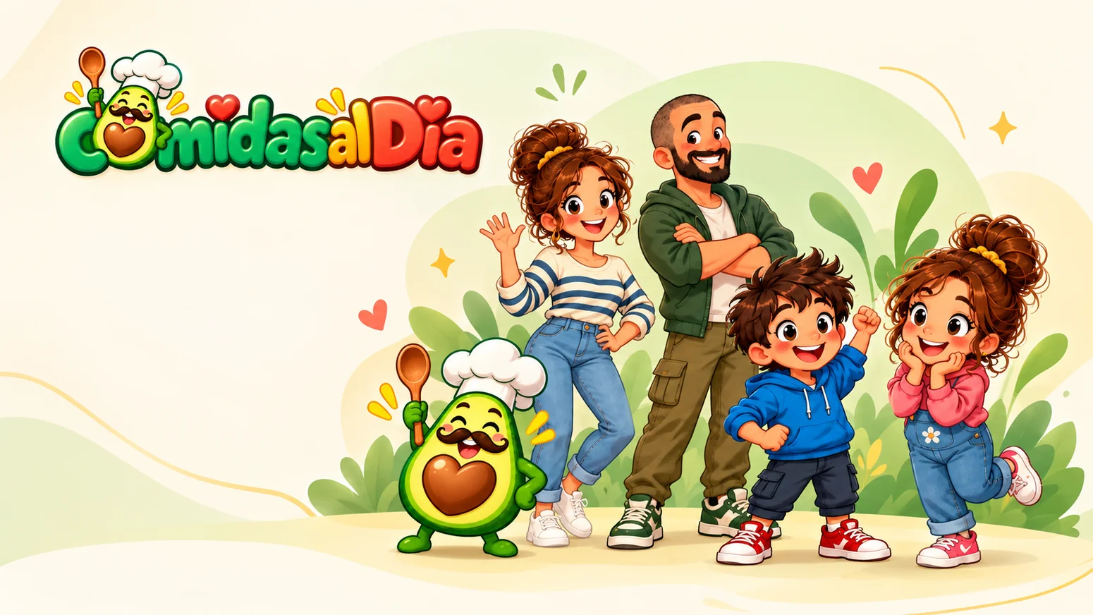 Familia compartiendo una aventura con Aguacate Chef